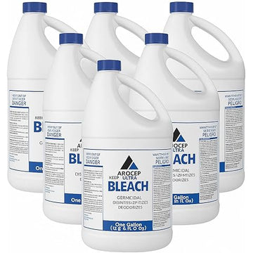 (12 Pack) Kik Ultra Bleach, 1 Gallon Jugs and Cleaning sponge (KIK8635042CT)